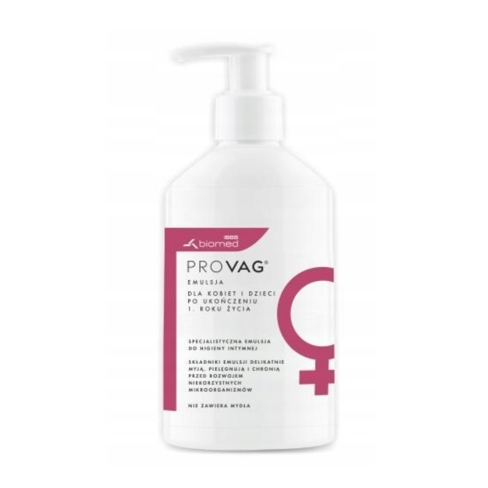 Provag emulsja do higieny intymnej dla kobiet i dzieci od 1. roku, 500 ml