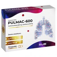Pulmac 600 S-Lab kapsułki, 10 szt.