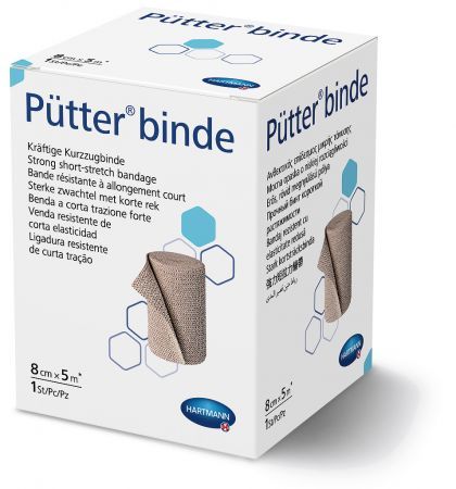 PUTTERBINDE Opaska elastyczna z zapinką 5m x 8cm 1 szt.