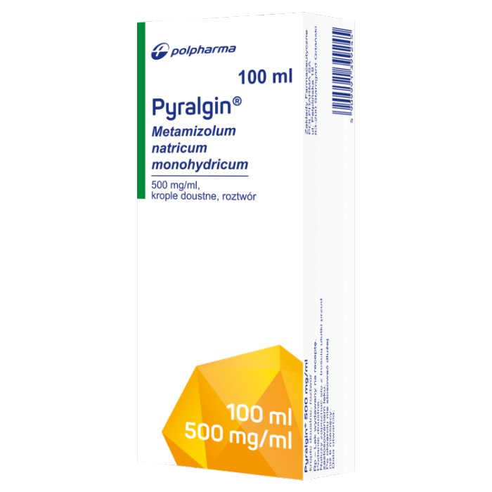 Pyralgin 500 mg/ml krople doustne, 100 ml