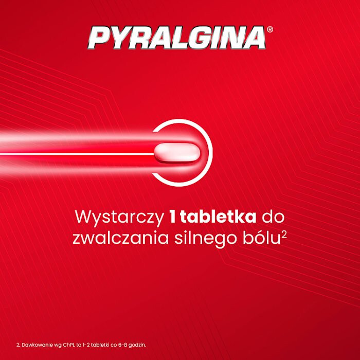 Pyralgina 500 mg 20 tabletek / Ból i gorączka