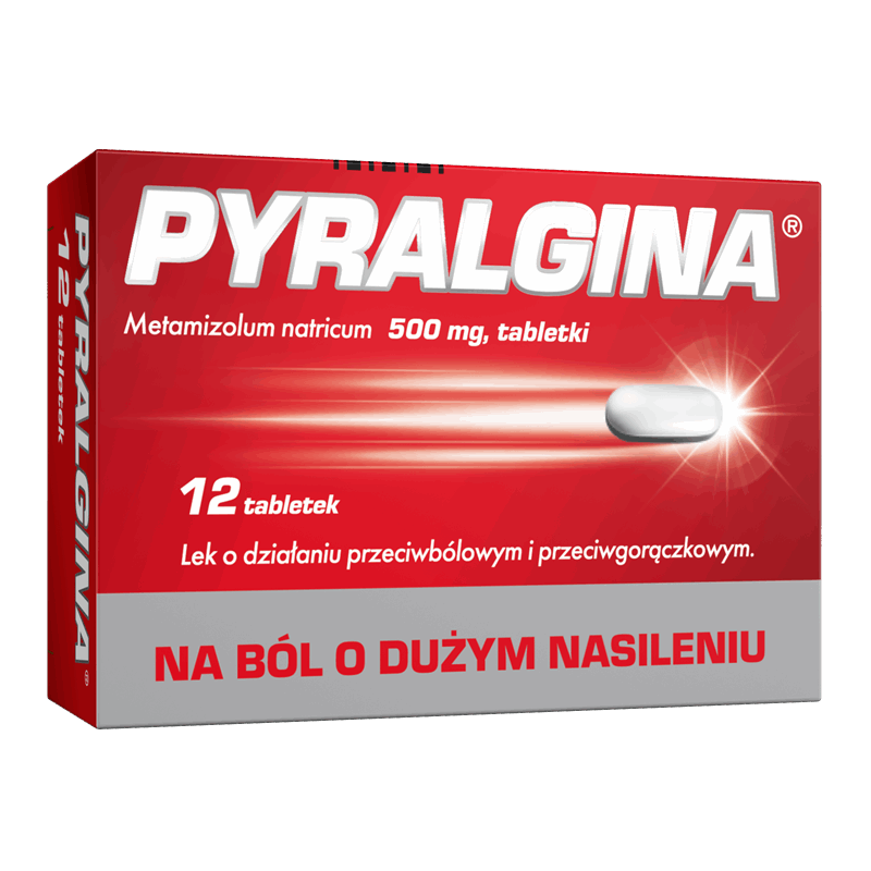 Pyralgina 500 mg tabletki, 12 szt.