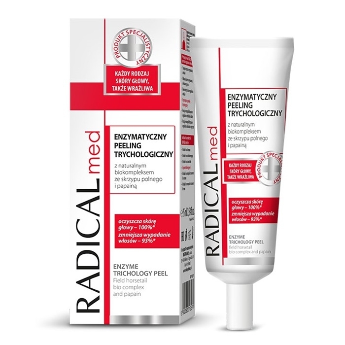 RADICAL Med Enzymatyczny peeling trychologiczny 75 ml