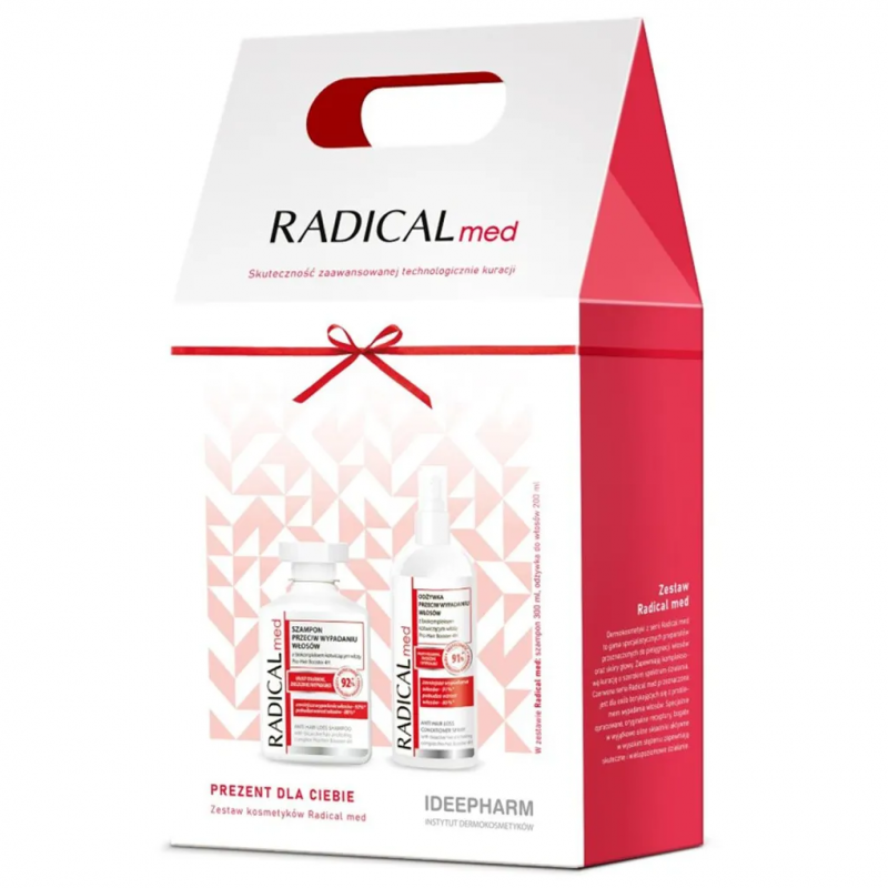 Radical Med Zestaw przeciw wypadaniu włosów (szampon, 300 ml + odżywka, 200 ml), 1 szt.
