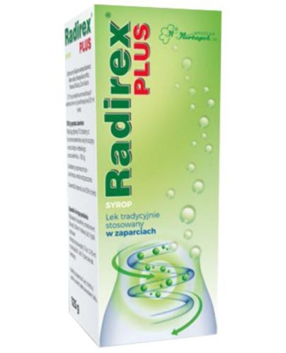Radirex Plus syrop na zaparcia 125 g
