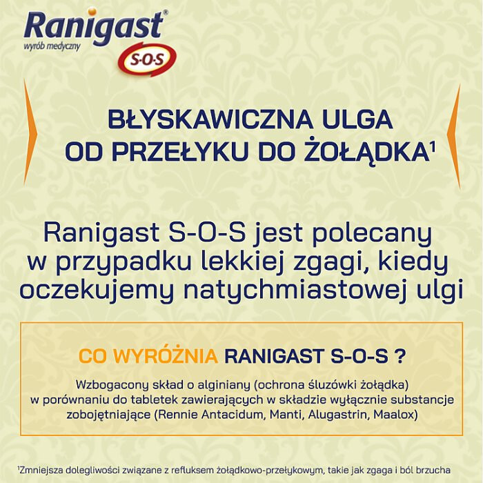 Ranigast S.O.S. 24 tabletki do ssania