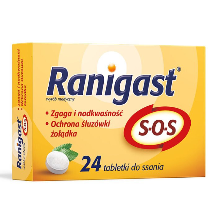 Ranigast S.O.S. 24 tabletki do ssania