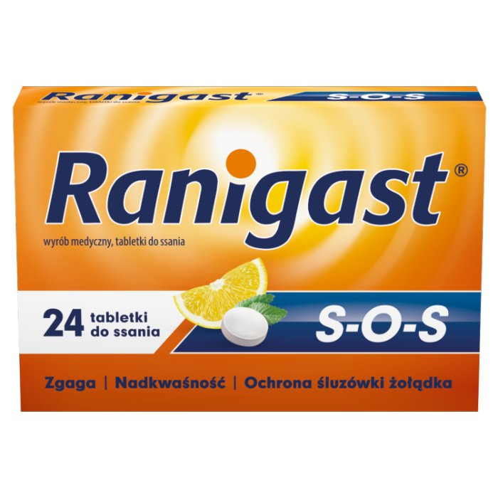 Ranigast S.O.S. 24 tabletki do ssania