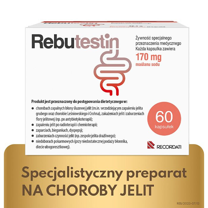 Rebutestin 170 mg 60 kapsułek