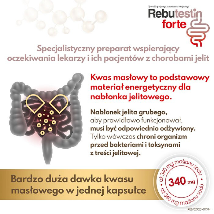 Rebutestin Forte 340 mg 60 kapsułek