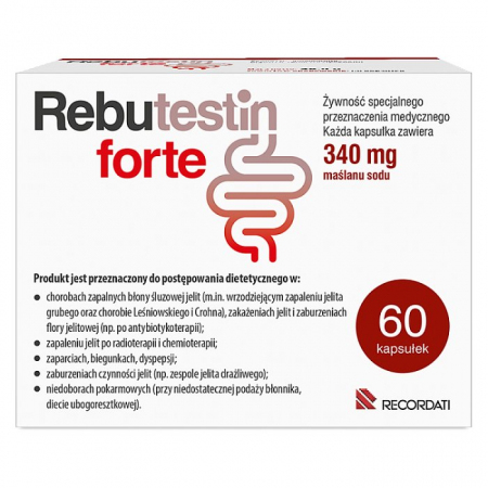 Rebutestin Forte 340 mg 60 kapsułek