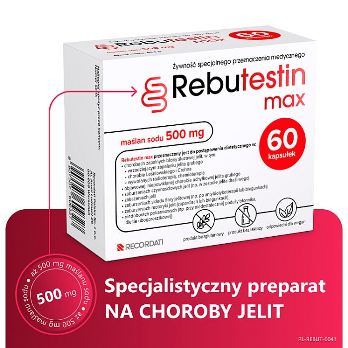 Rebutestin Max 500 mg kapsułki, 60 szt.