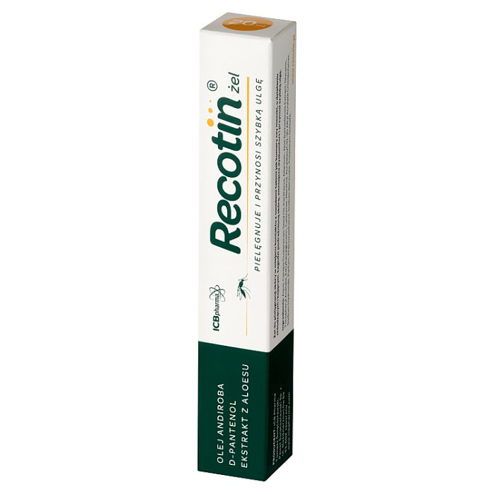Recotin żel po ukąszeniu owadów, 20 ml