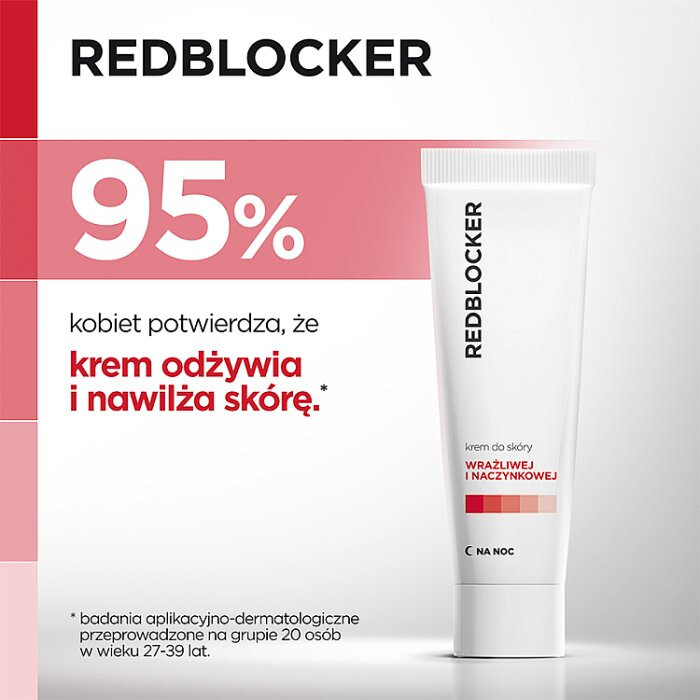 RedBlocker krem do skóry naczynkowej na noc, 50 ml