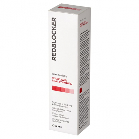 RedBlocker Krem do skóry naczynkowej na noc 50 ml