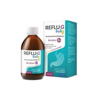 Reflu-G Baby syrop przeciwrefluksowy dla dzieci o smaku ciasteczkowym, 210 ml