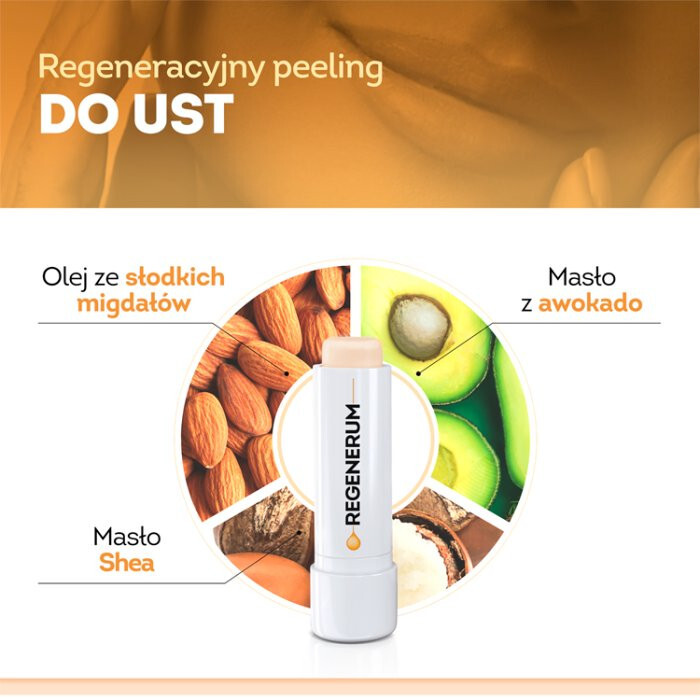 Regenerum peeling regeneracyjny do ust, 5 g