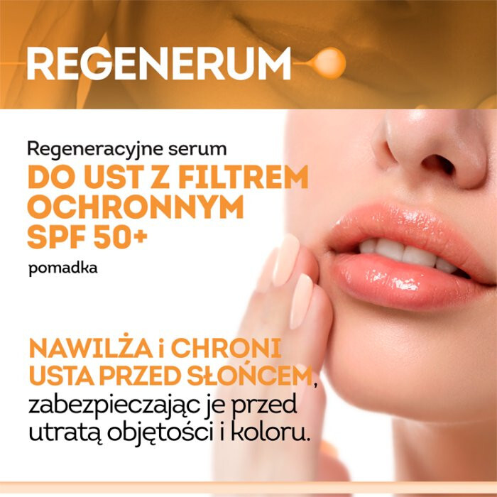 REGENERUM Regeneracyjne serum do ust SPF 50+ 5 g