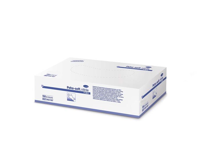Rękawice nitrylowe bezpudrowe fino Peha-soft® rozmiar XL 150 sztuk