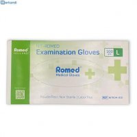 Rękawice nitrylowe bezpudrowe ROMED, rozmiar M 100 szt.