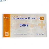 Rękawice nitrylowe bezpudrowe ROMED, rozmiar S 100 szt.