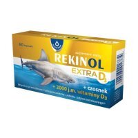 Rekinol Extra D3 kapsułki, 60 szt.