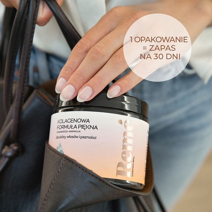 Reme Kolagenowa Formuła Piękna w proszku pomarańcza - marakuja, 150 g