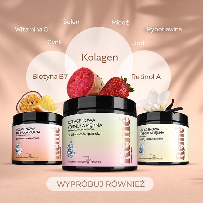 Reme Kolagenowa Formuła Piękna Truskawka-Opuncja figowa 150 g