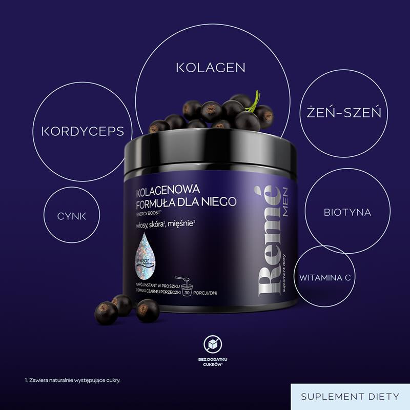 Reme Men Kolagenowa Formuła Dla Niego proszek, 150 g