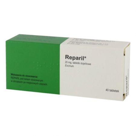 Reparil 40 tabletek dojelitowych Import równoległy