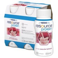Resource Protein preparat odżywczy o smaku owoców leśnych w płynie, 4 x 200 ml
