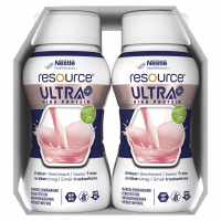 Resource Ultra+ Preparat odżywczy w płynie smak truskawkowy, 4 x 200 ml