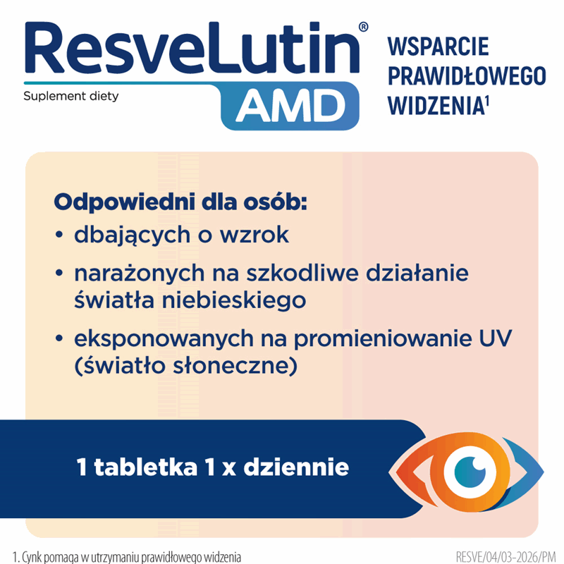 ResveLutin AMD tabletki, 60 szt.