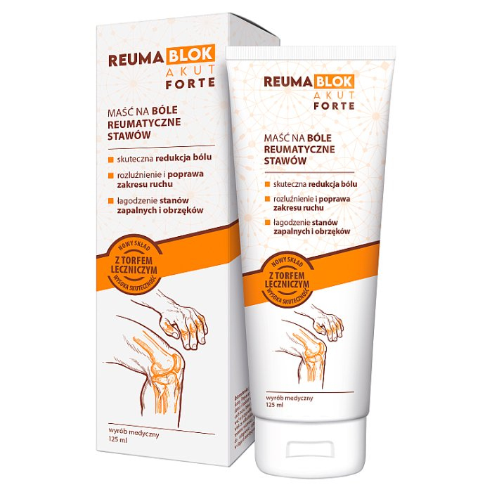 Reumablok Akut Forte maść na bóle reumatyczne, 125 ml