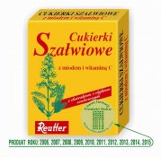 REUTTER Cukierki szałwiowe z miodem i witaminą C 50 g