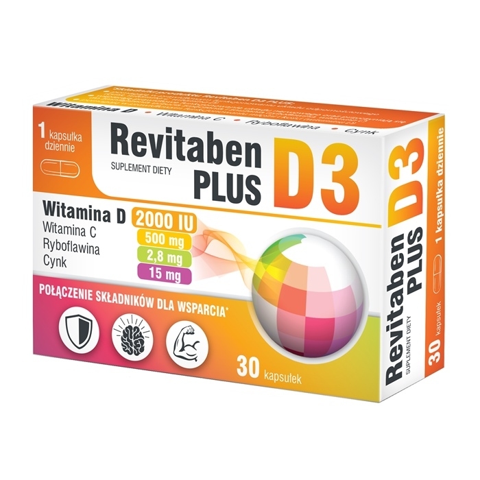 Revitaben D3 Plus 30 kapsułek