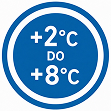 Przechowywanie w lodówce w temperaturze od 2 do 8 stopni Celsjusza