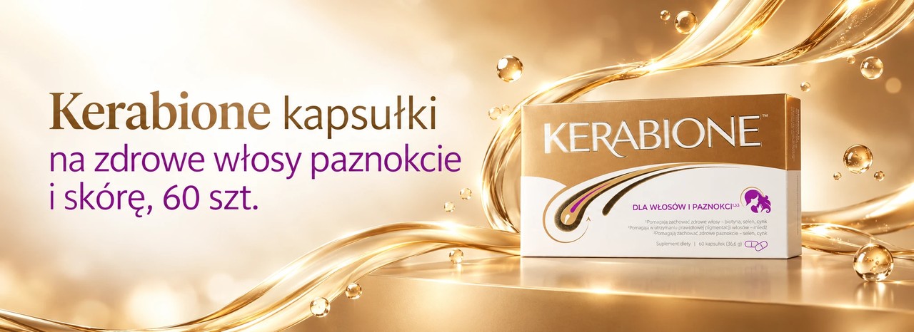 Kerabione kapsułki na zdrowe włosy, paznokcie i skórę, 60 szt.