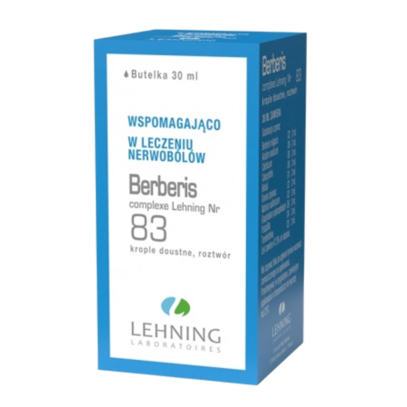 Opakowanie Lehning Berberis Complexe Nr 83 krople doustne, 30 ml