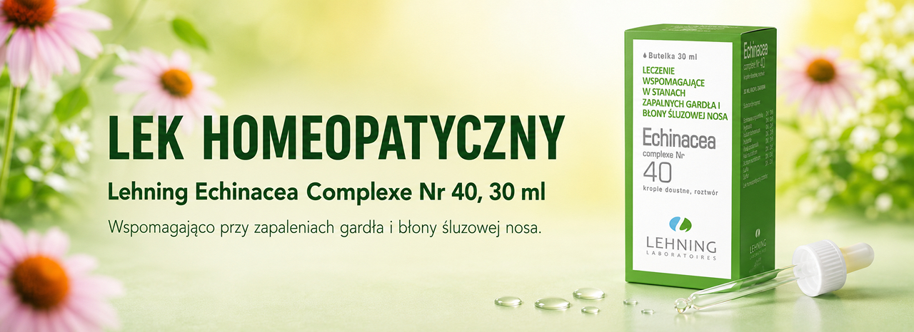Lehning Echinacea Complexe Nr 40 krople doustne, 30 ml - lek homeopatyczny