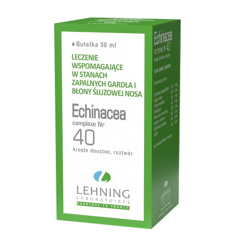 Opakowanie Lehning Echinacea Complexe Nr 40 krople doustne, 30 ml