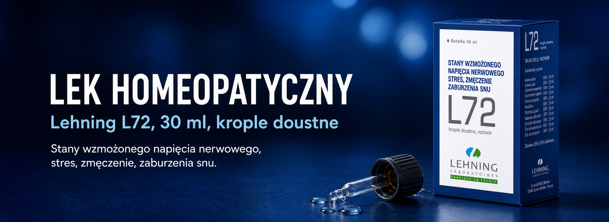Lehning L72 krople doustne, roztwór, 30 ml - lek homeopatyczny