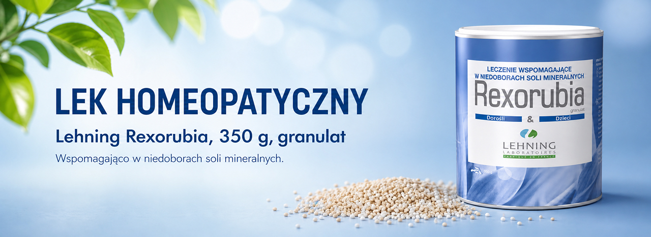 Lehning Rexorubia granulat, 350 g - lek homeopatyczny