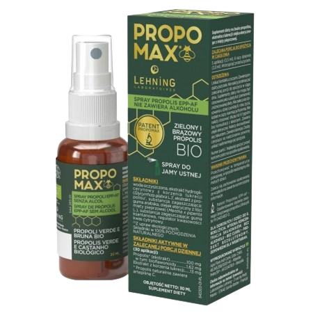 Lehning Propomax spray do jamy ustnej bez alkoholu 30 ml