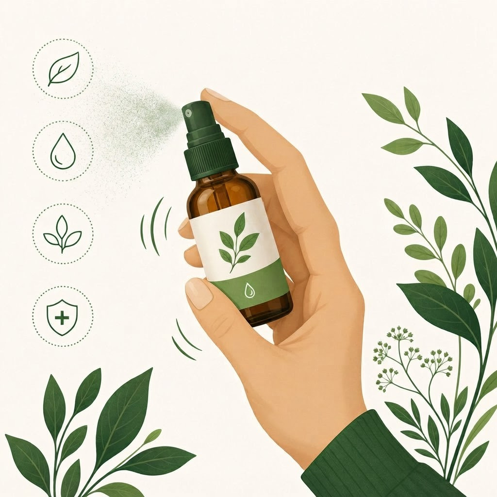 Wstrząśnij butelką Propomax spray przed użyciem