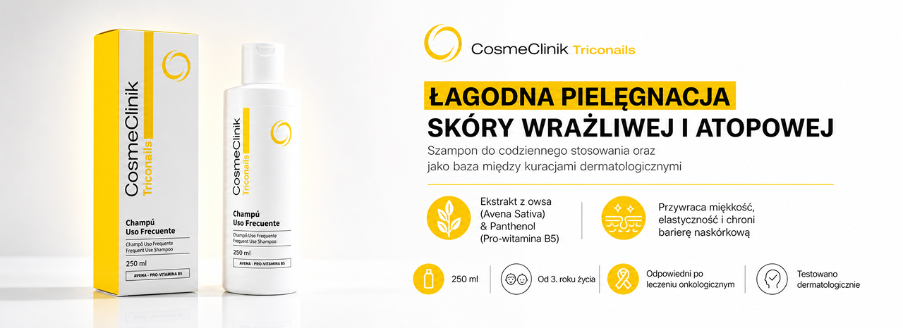 Baner Triconails Frequent Use: specjalistyczny szampon dermatologiczny do codziennego stosowania