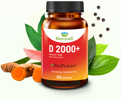 WITAMINA D, KURKUMA, IMBIR, WITAMINA E, BIOTYNA