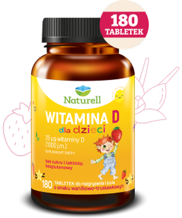 Naturell WITAMINA D dla dzieci packshot