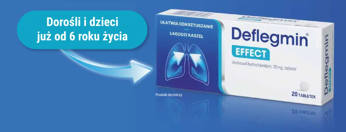Deflegmin EFFECT dla dorosłych i dzieci od 6 roku