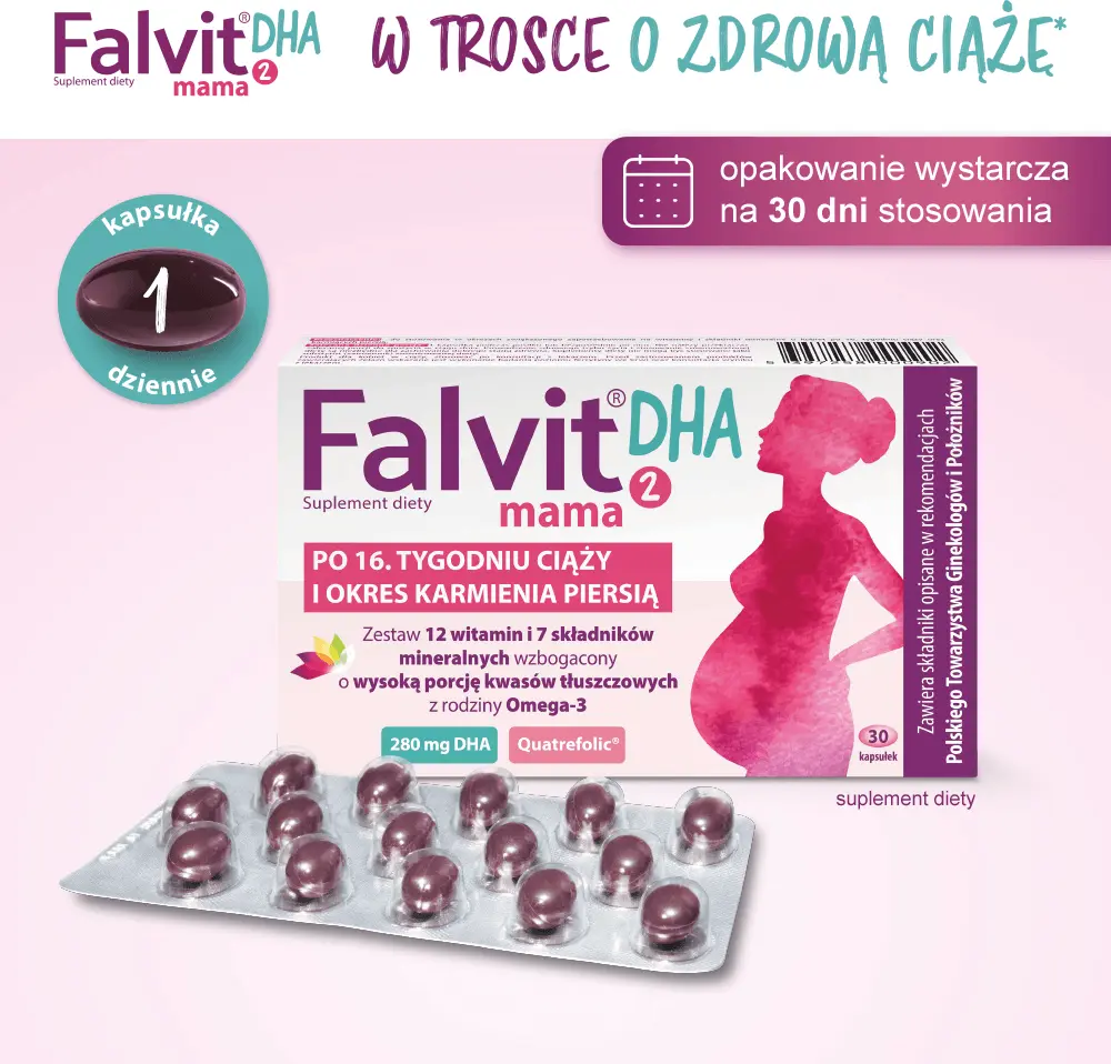 Falvit mama 2 DHA opakowanie produktu